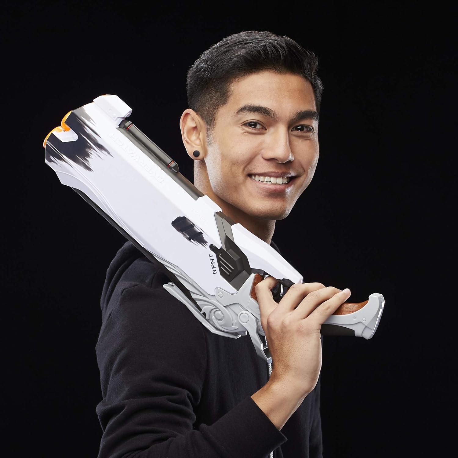 Bláster Nerf Overwatch Reaper Wight + 8 Rondas Rivales