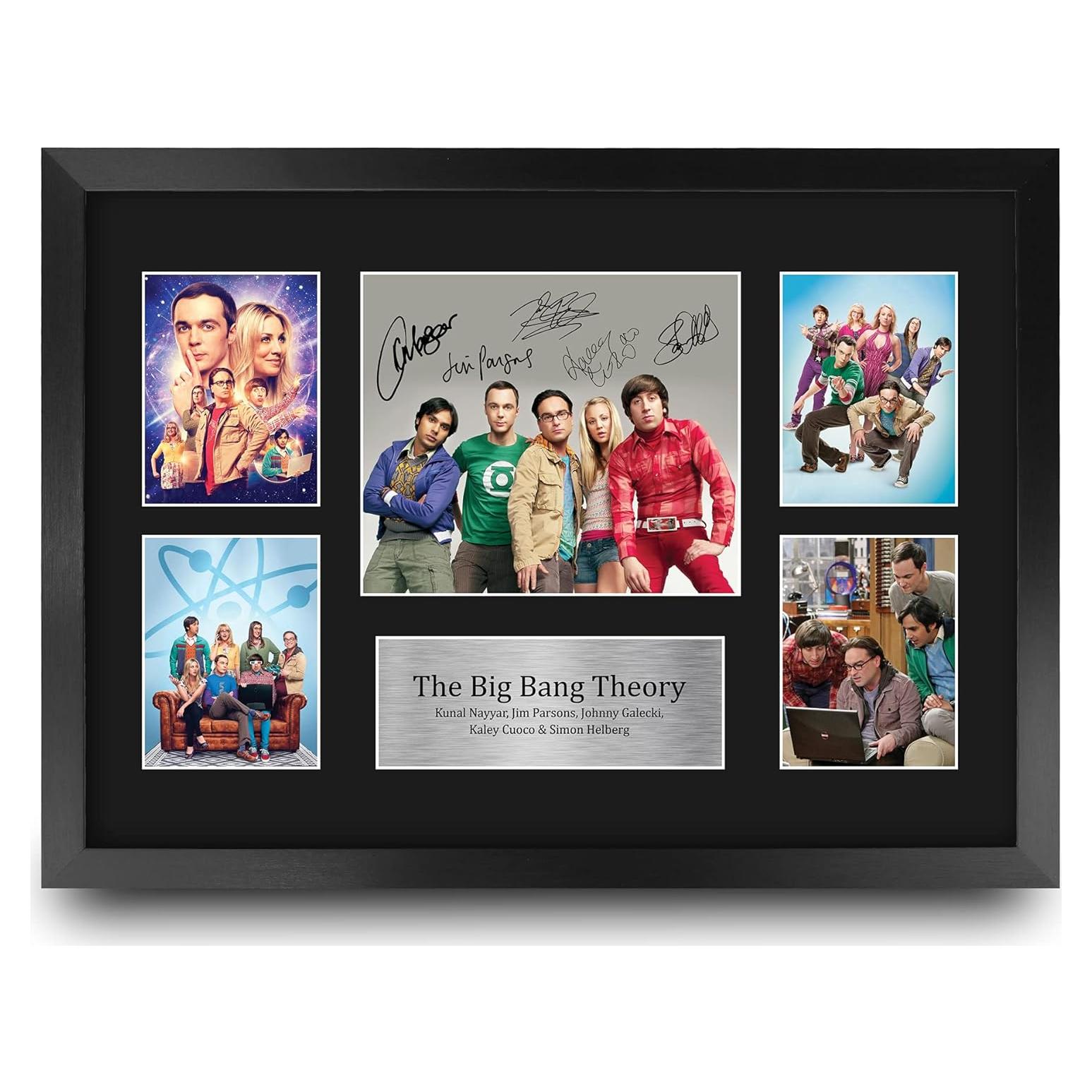 Display Enmarcado La Teoría del Big Bang HWC Trading 43.9 x 32.9 cm