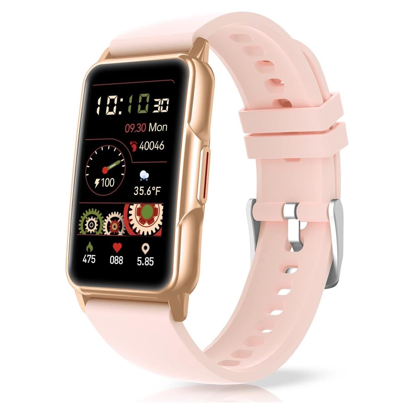 Reloj Inteligente Mindrose Fitness Rosa Dorado 1.47" HD IP68