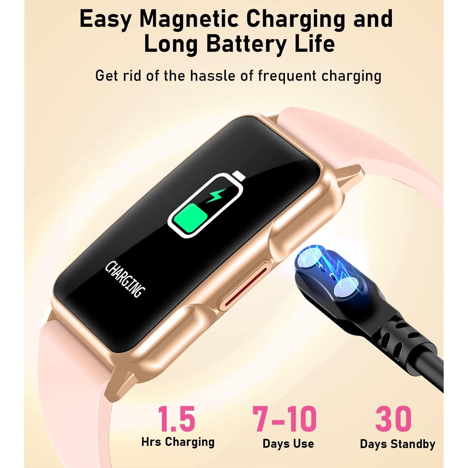 Reloj Inteligente Mindrose Fitness Rosa Dorado 1.47" HD IP68