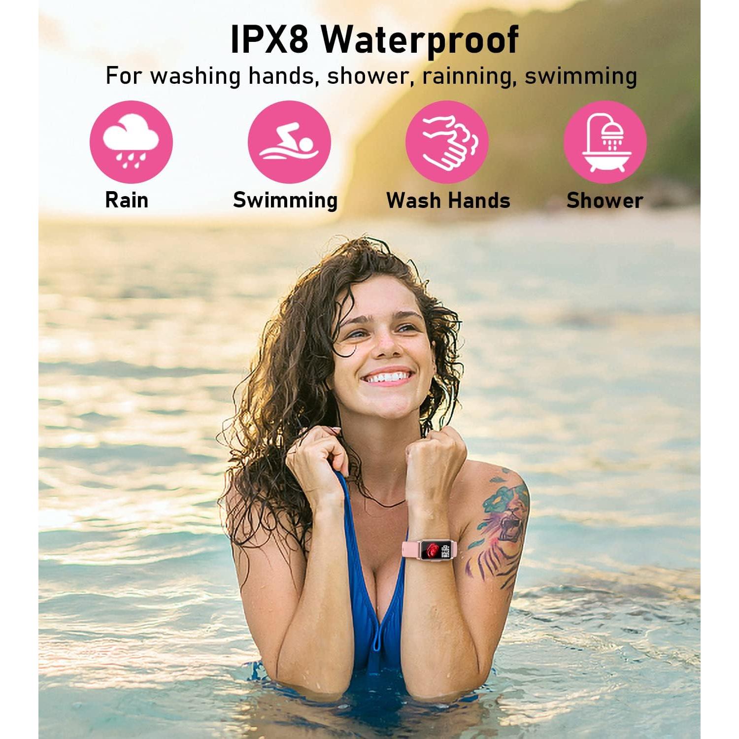 Reloj Inteligente Mindrose Fitness Rosa Dorado 1.47" HD IP68