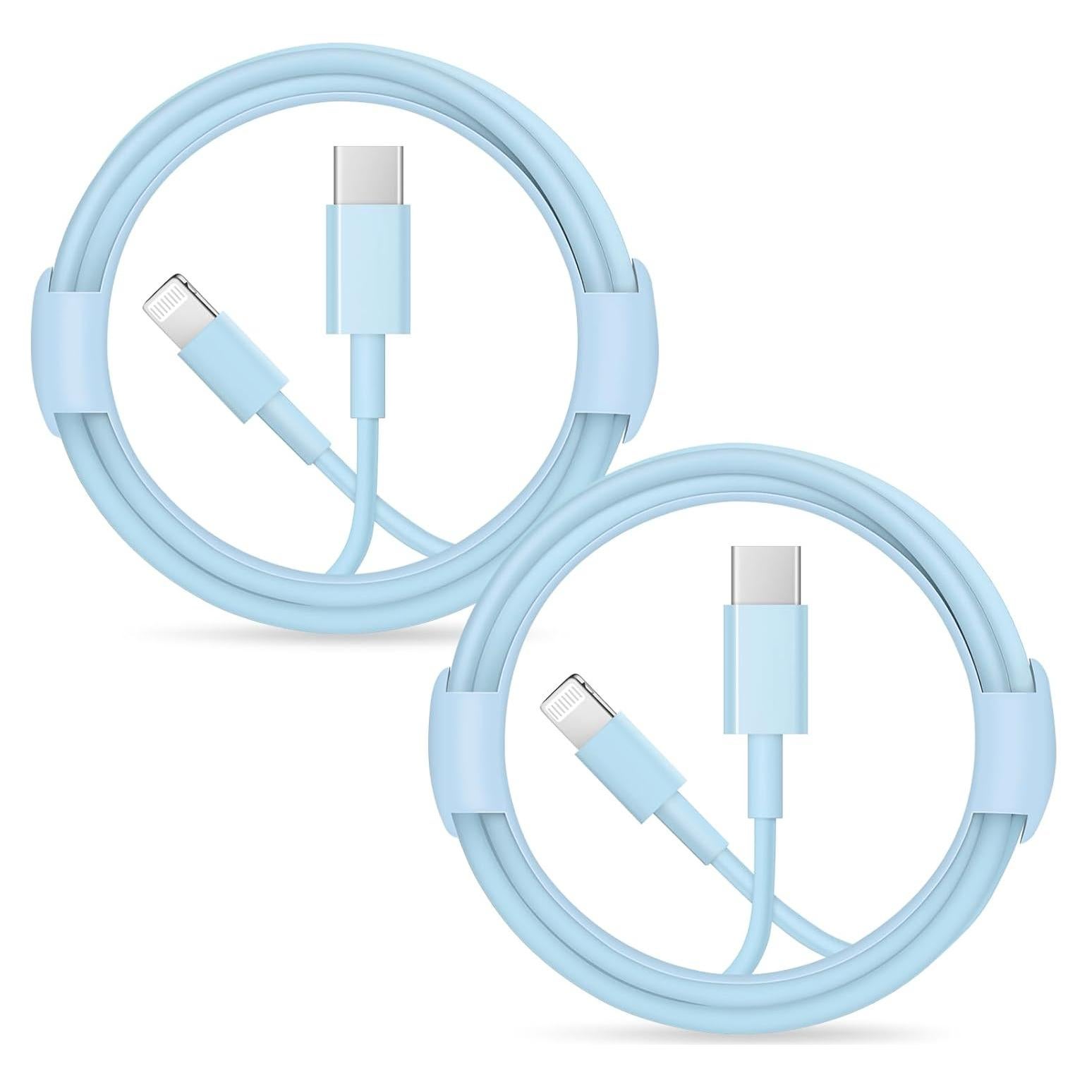 Cable de Carga Rápida USB-C a Lightning ROMITAZ 2m - Paquete de 2