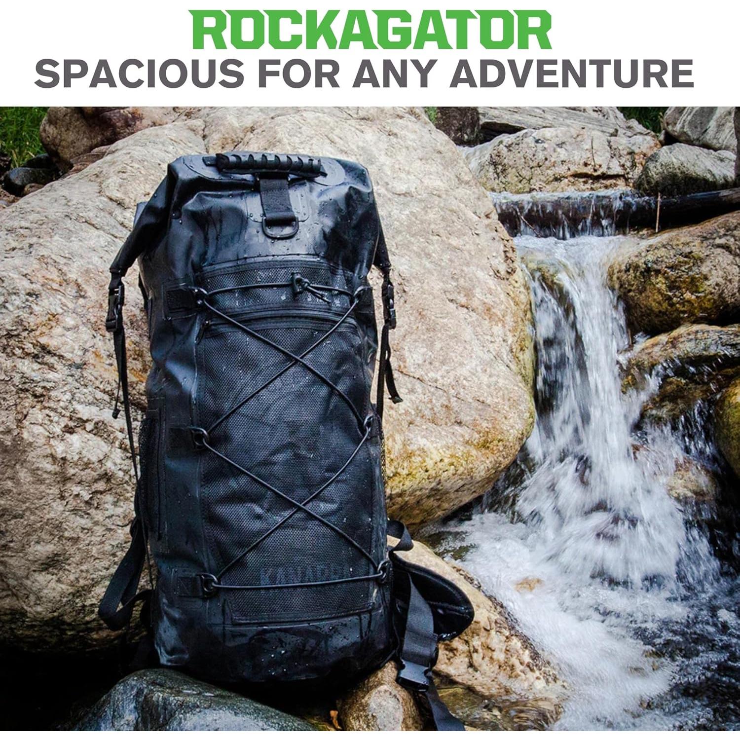 Mochila Impermeable Rockagator 90L Camo para Aventura
