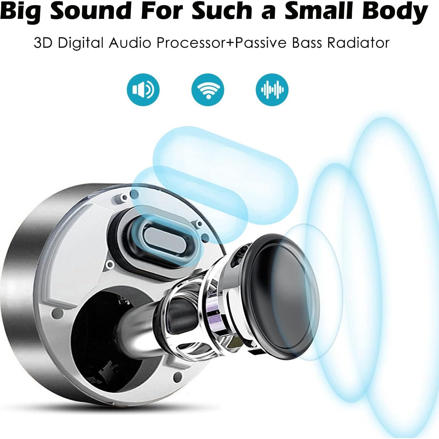 Altavoz Bluetooth Portátil iTalkes Gris 3W 12h Reproducción