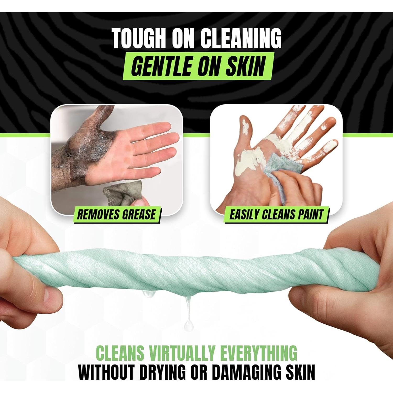 Toallitas de Limpieza Grip Clean 30ct - Sin Agua para Mecánicos