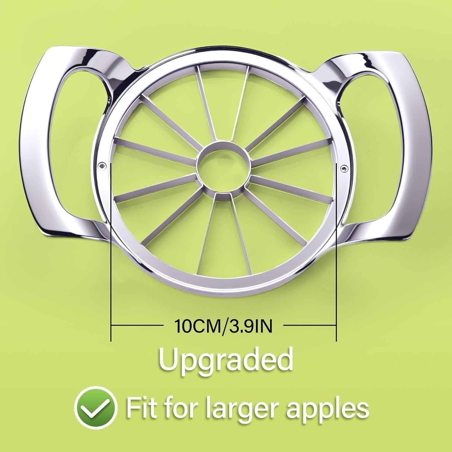 Cortador de Manzanas Drincarier Grande 12 Cuchillas Acero Inoxidable