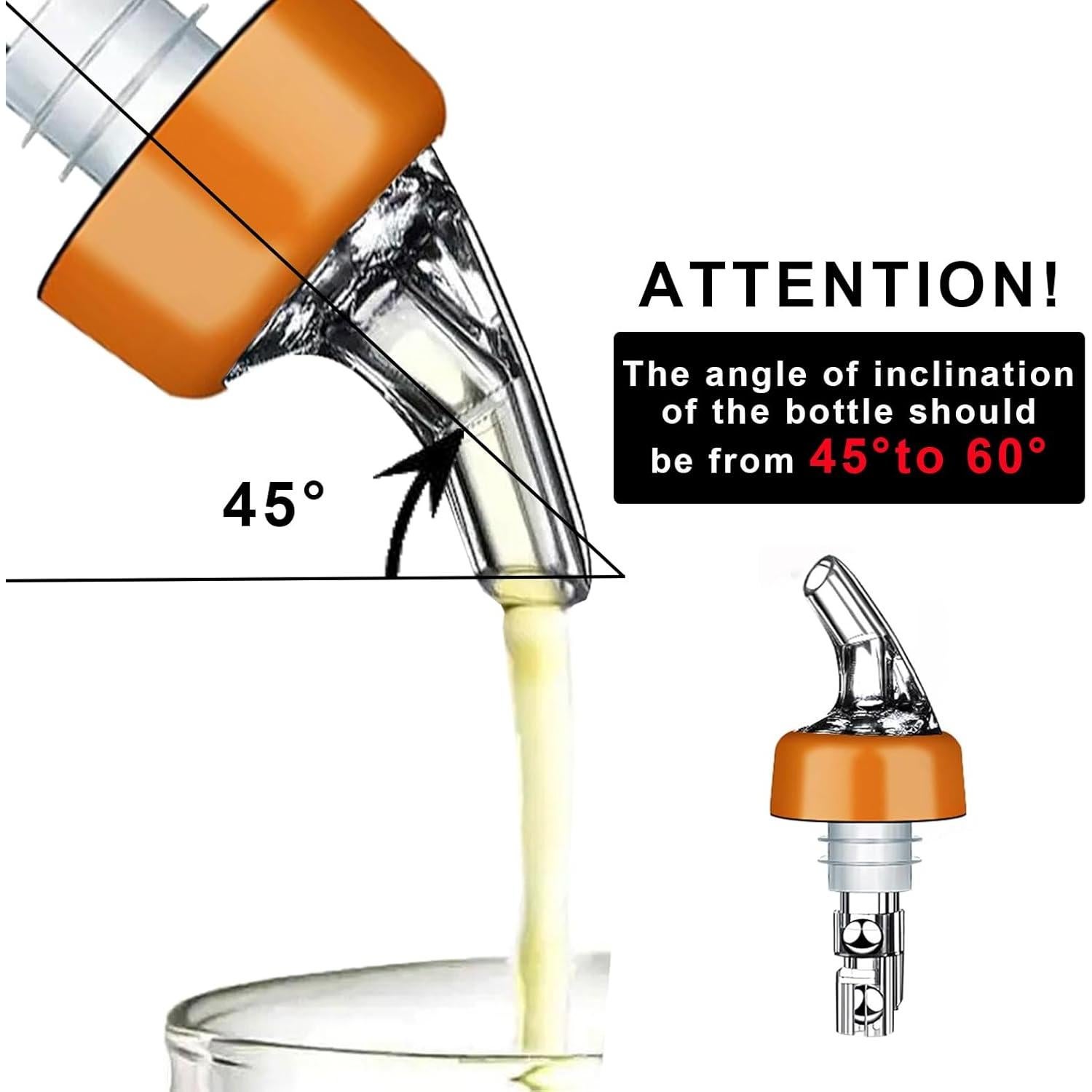 Paquete de 2 Vertedores Automáticos Medidos WAFJAMF 30ml