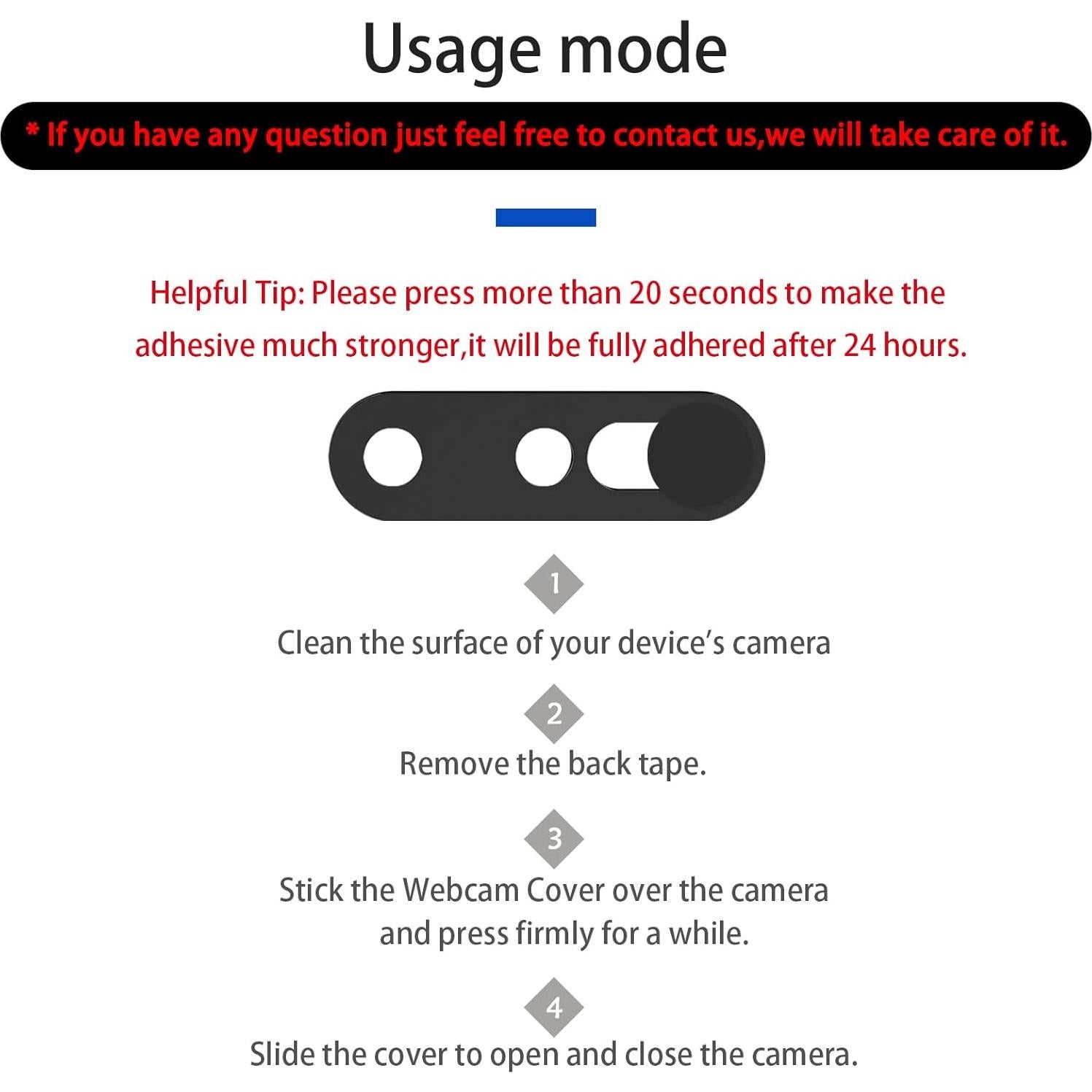 Cubierta de Cámara Frontal EYSOFT para iPhone 14/15/16 - Protección Privacidad
