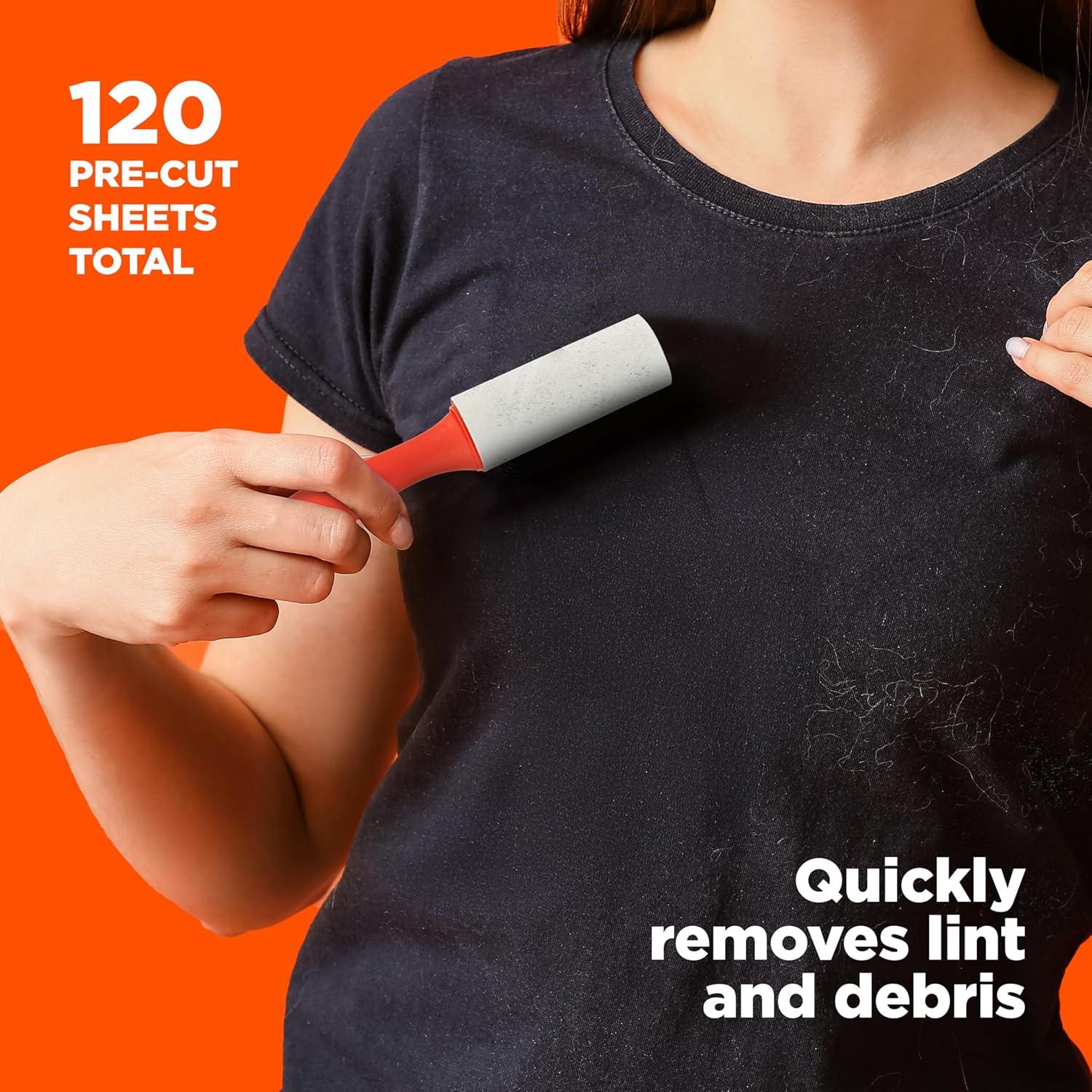 Rodillos de Pelusa de Viaje Bounce - Paquete de 3, 120 Hojas