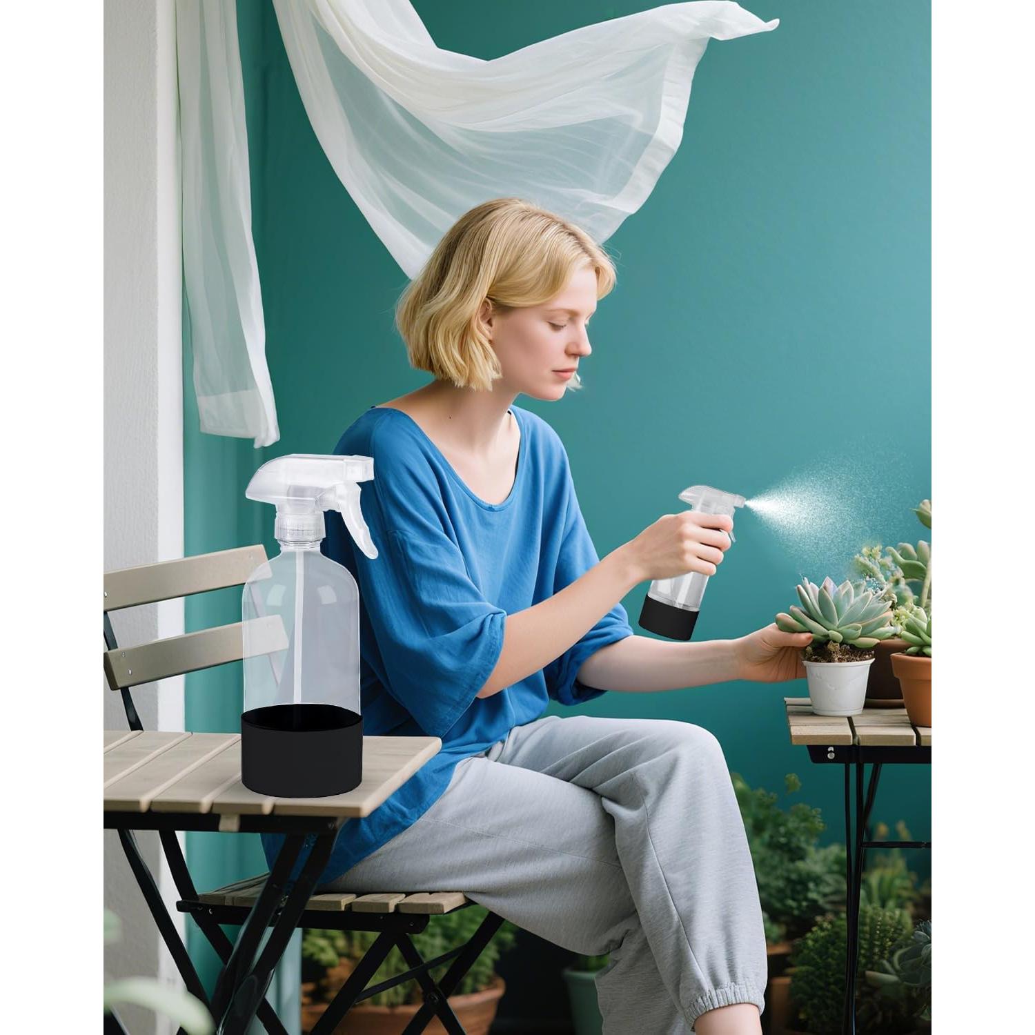 Paquete de 2 Botellas de Spray de Vidrio 473 ml TERESRY