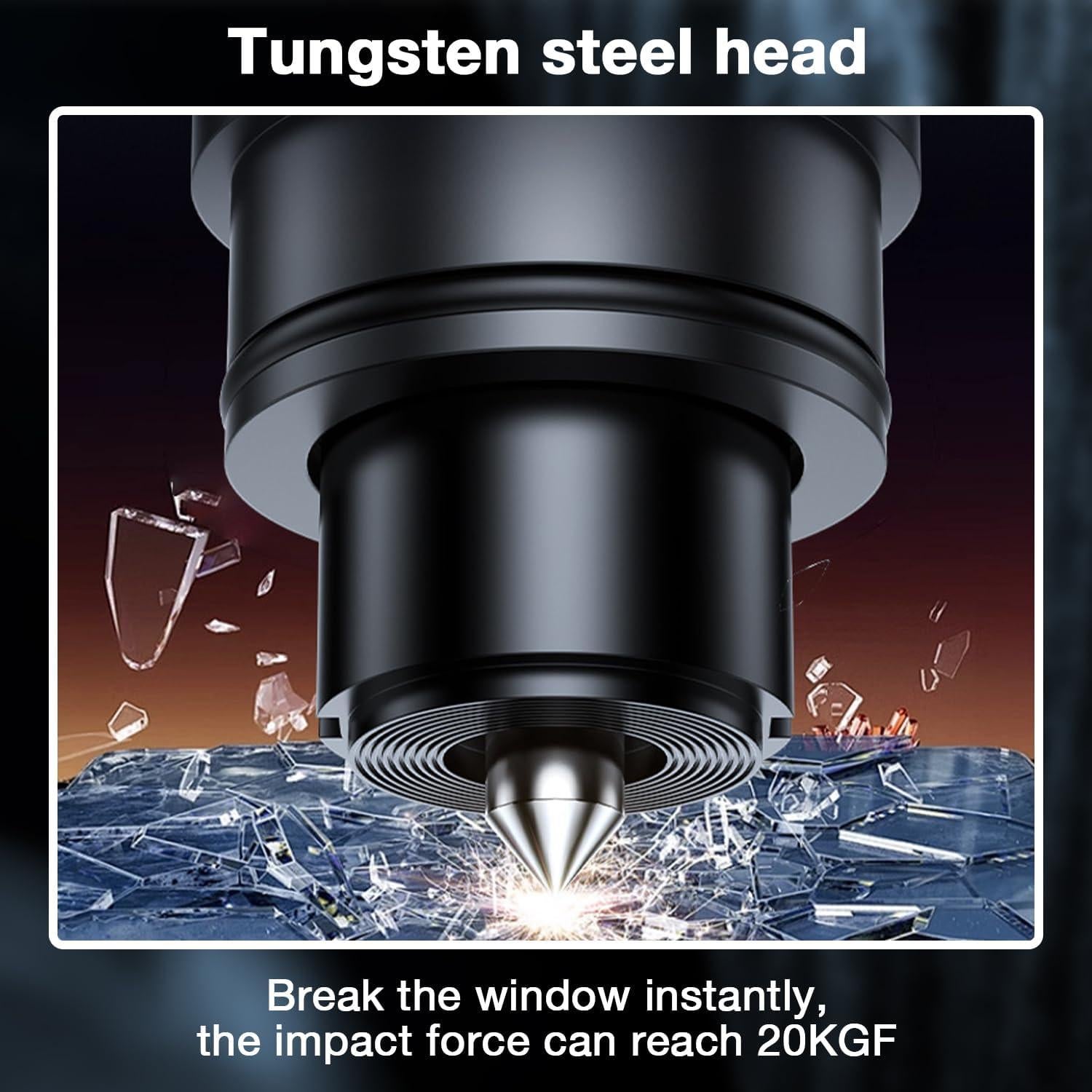 Cortador de Cinturón y Rompedor de Ventanas MOTORBUDDY 2-en-1