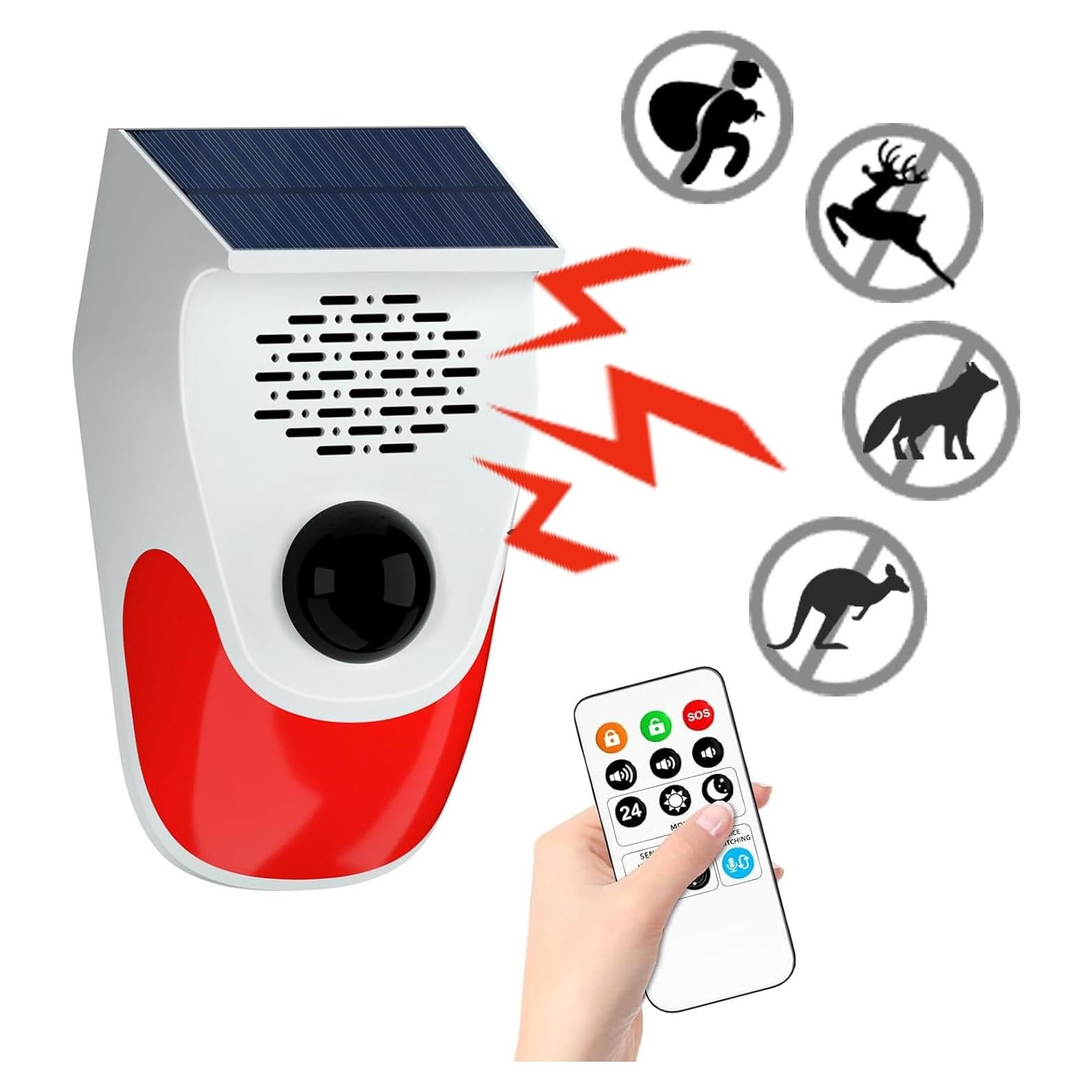 Alarma de Movimiento Solar XYszpcgs con 8 Sonidos Personalizables