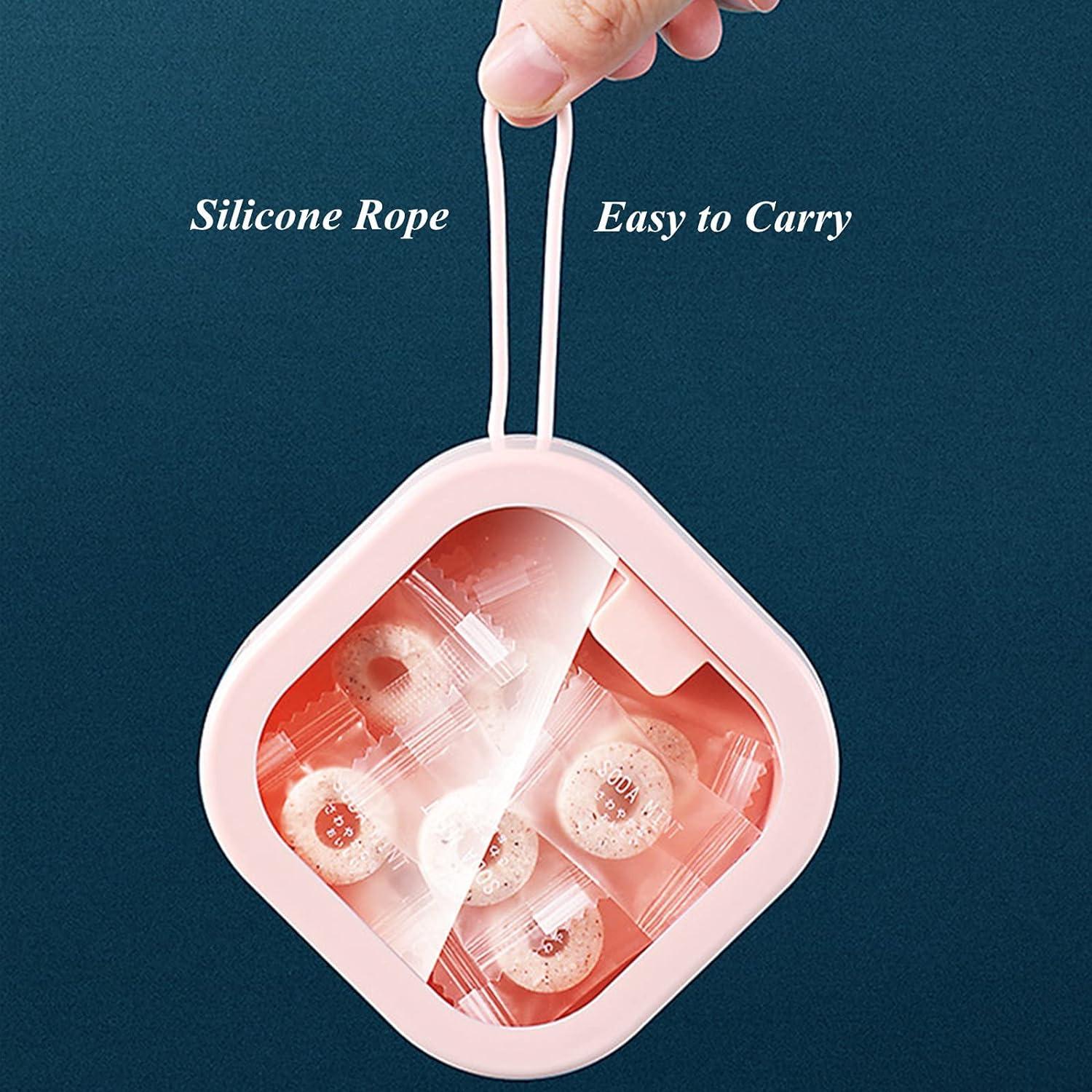 Organizador de Lazos de Cabello REVAXUP 2pcs Rosa y Blanco