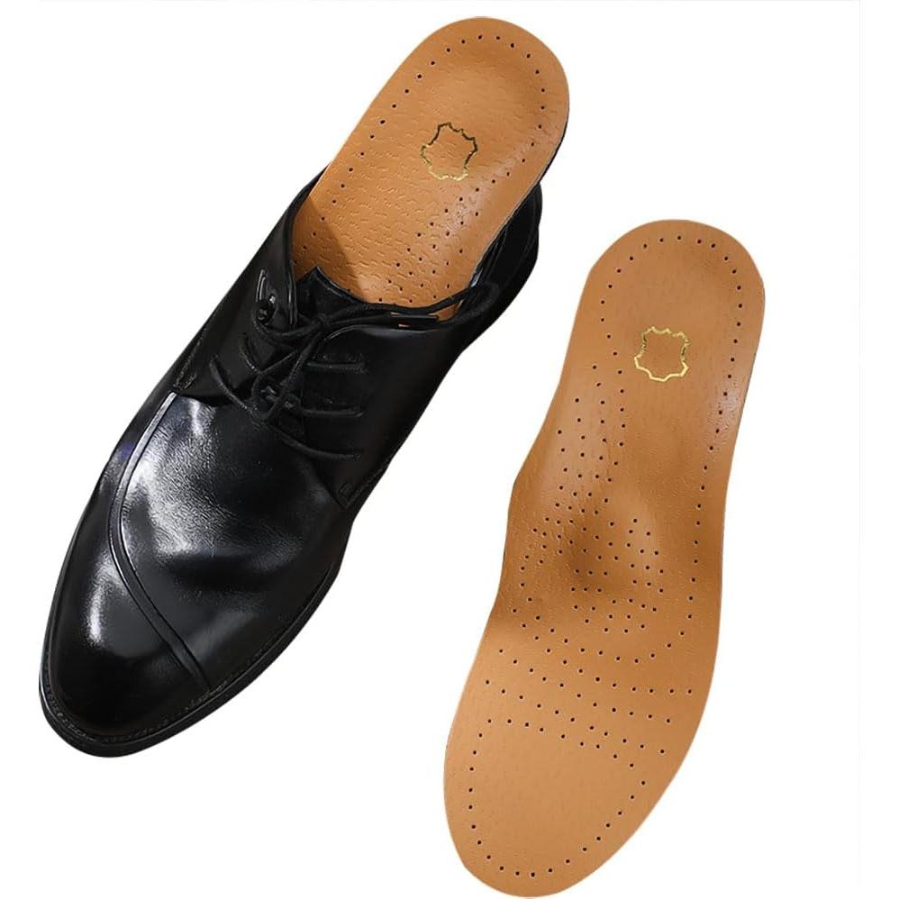 Plantillas Ortopédicas de Cuero Bellcon para Pies Planos 35-37