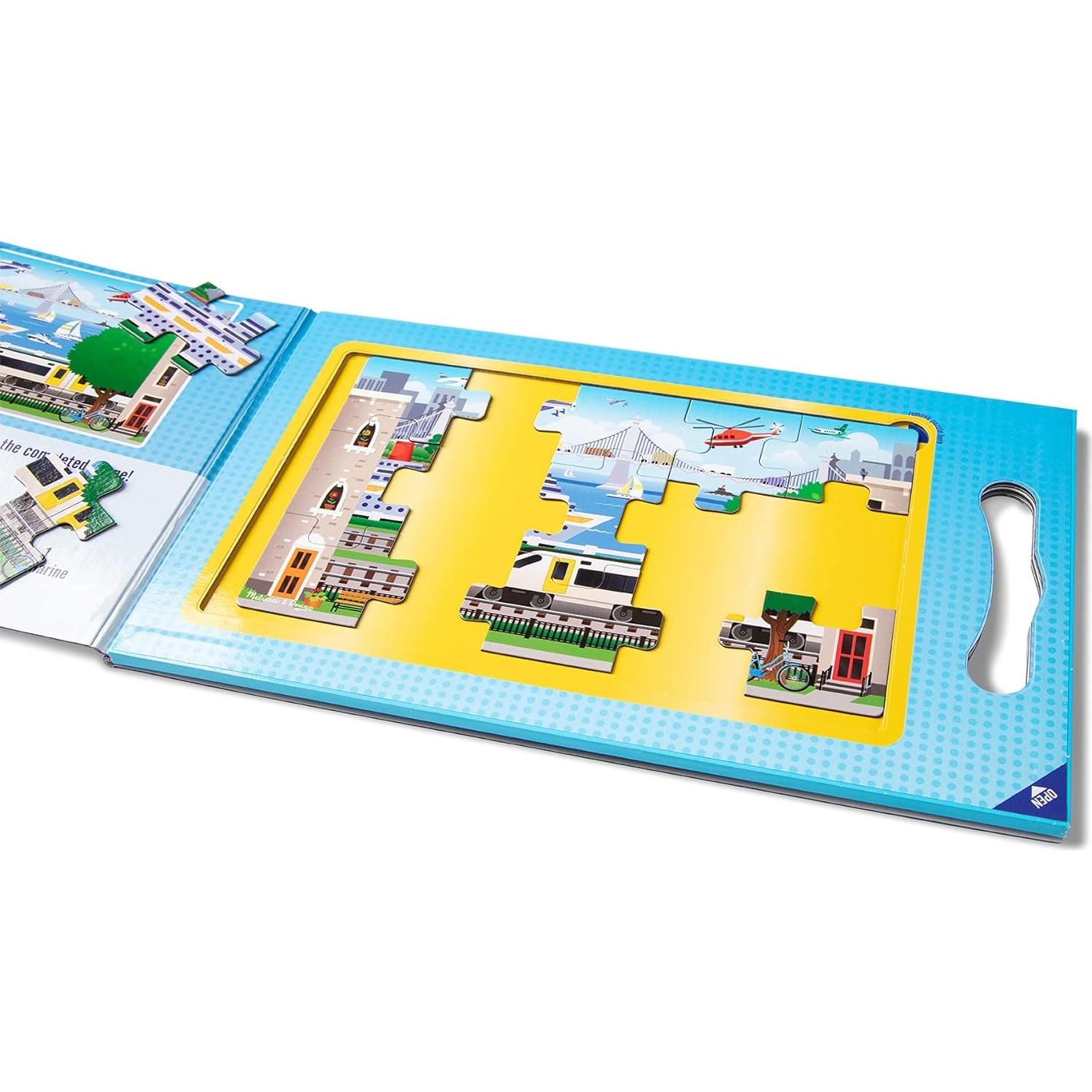 Rompecabezas Magnéticos Melissa & Doug Vehículos 2x15 Piezas