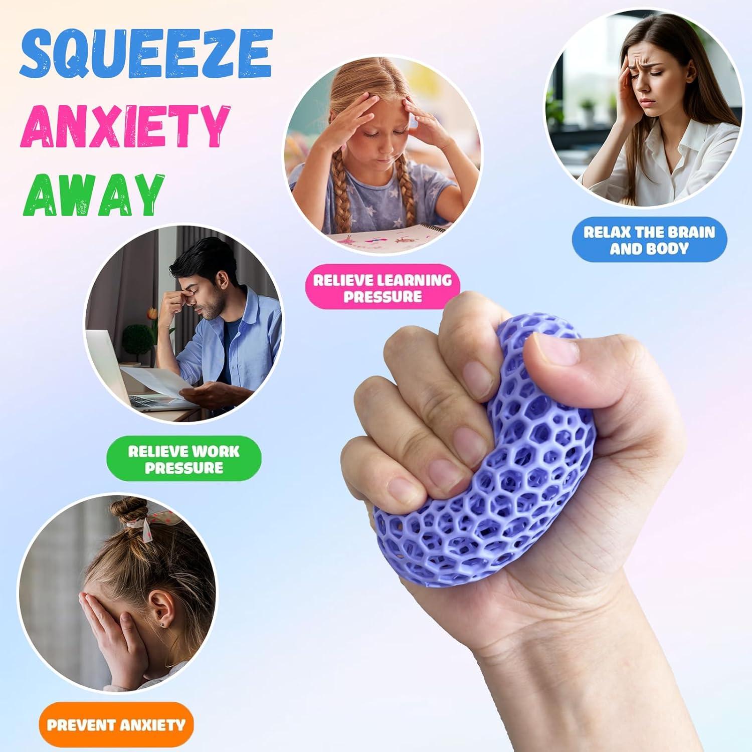 Entrenador de Fuerza de Agarre Antiestrés 3D Verde 1 Pc