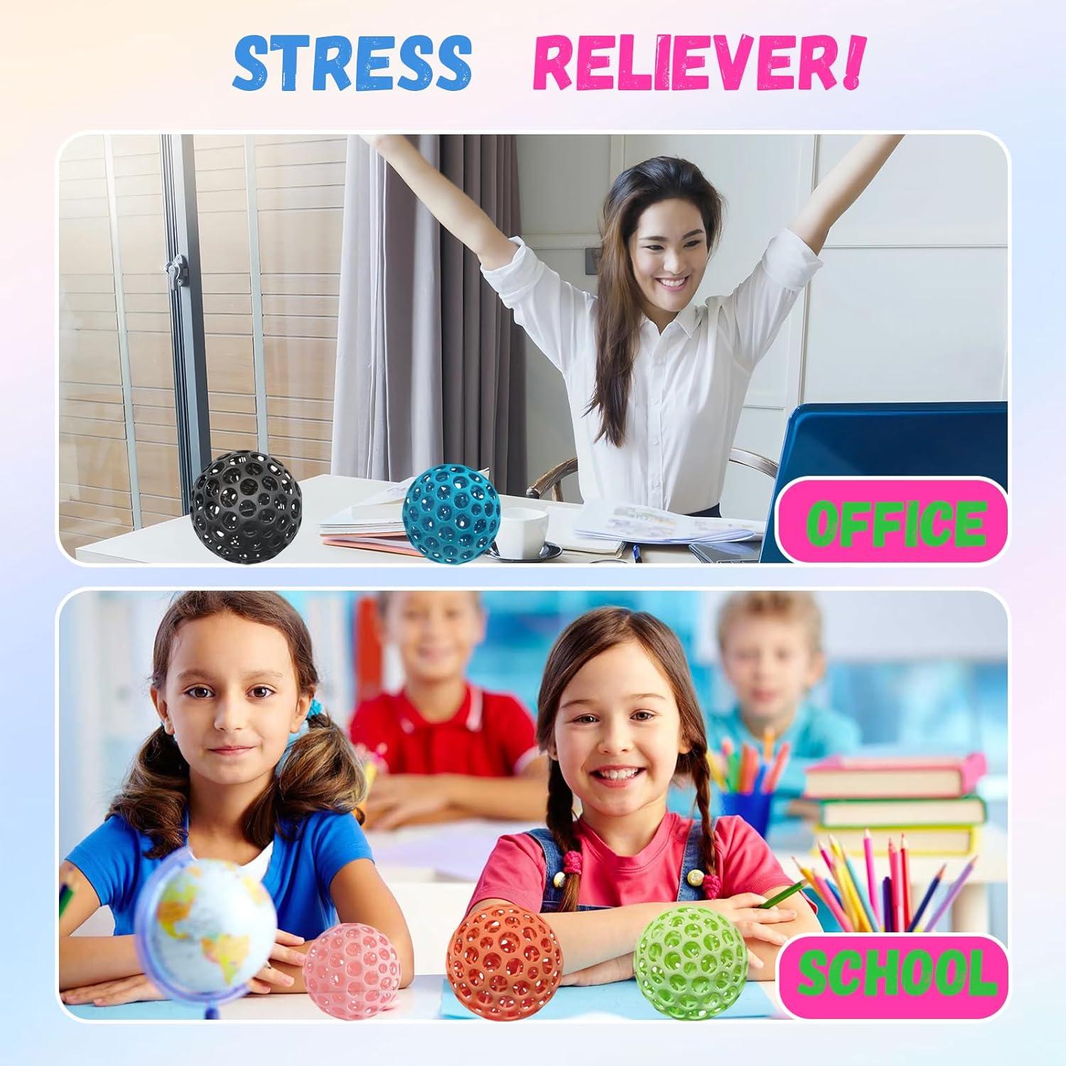 Entrenador de Fuerza de Agarre Antiestrés 3D Verde 1 Pc