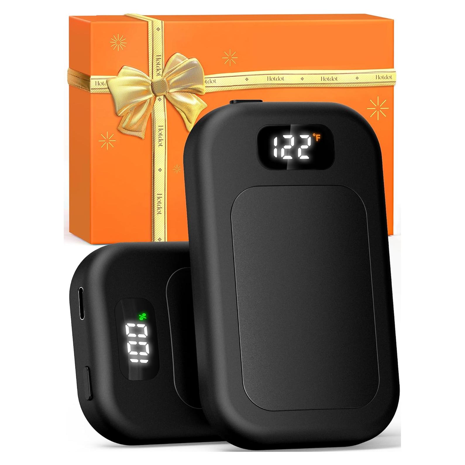 Calentadores de Manos Recargables Hotdot 2 Paquete 40-49°C