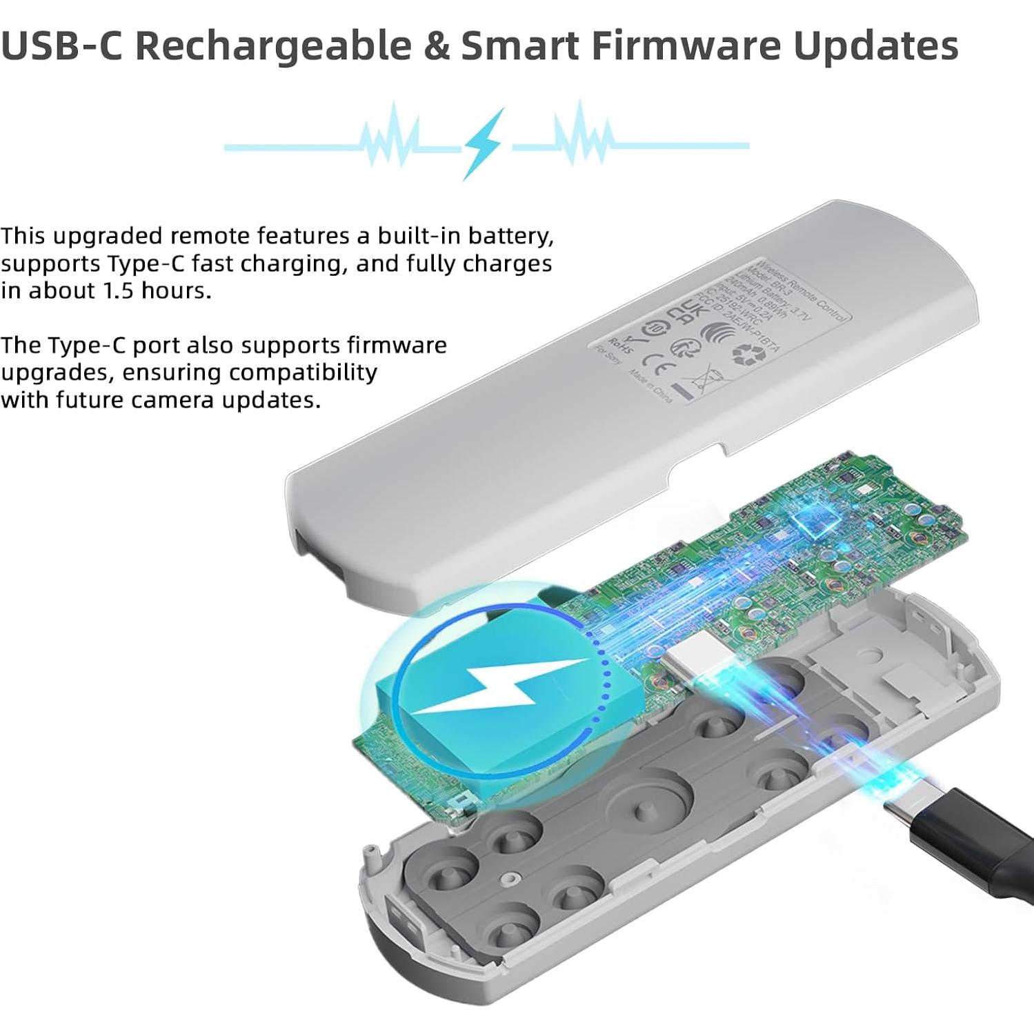 Disparador Remoto Inalámbrico AODELAN para Canon con Pantalla OLED