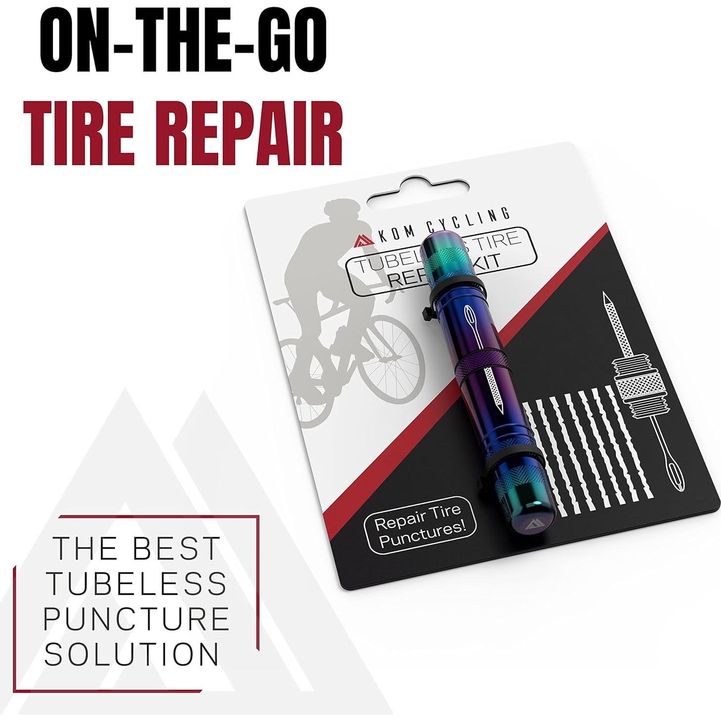 Kit de Reparación de Neumáticos Tubeless KOM Cycling - 25g