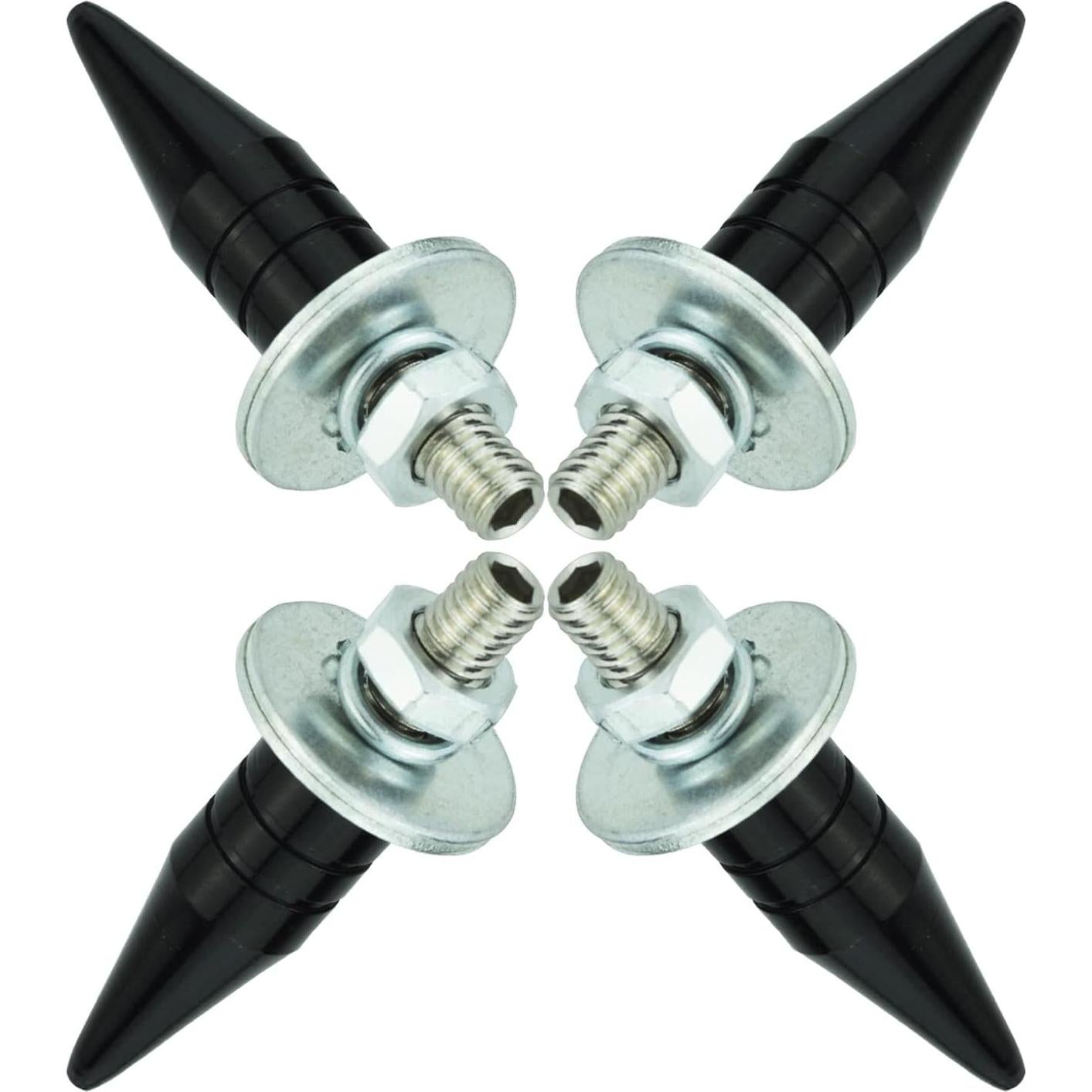 Tornillos Antirrobo para Placa de Matrícula Motocicleta Temzzer - 4 Pcs