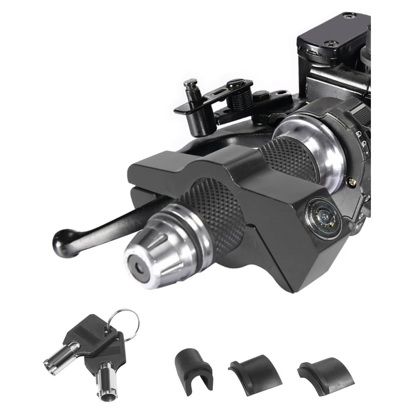 Cerradura Antirrobo para Motocicleta RACOONA 3.81 cm Negra