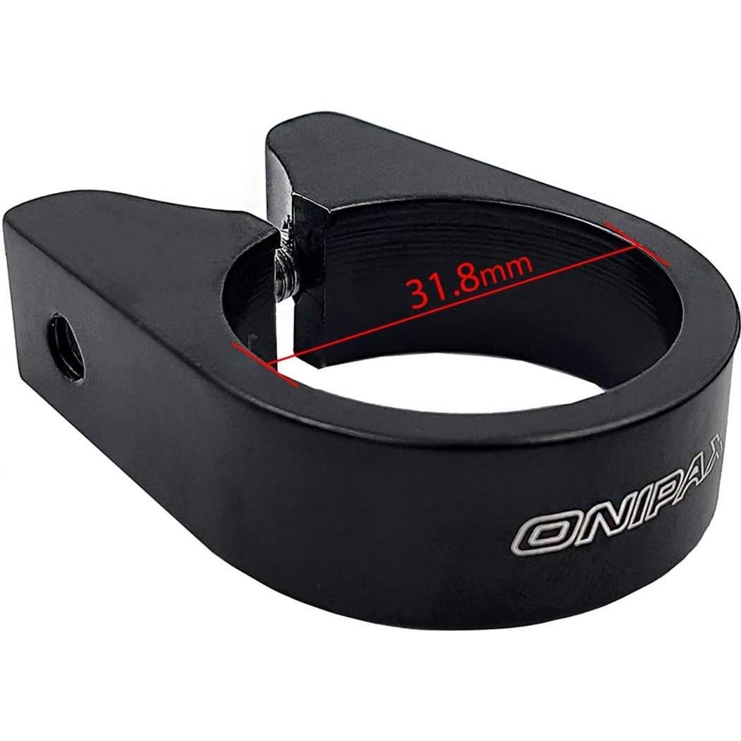 Abrazadera de Poste de Asiento Antirrobo ONIPAX 31.8mm/34.9mm Negro