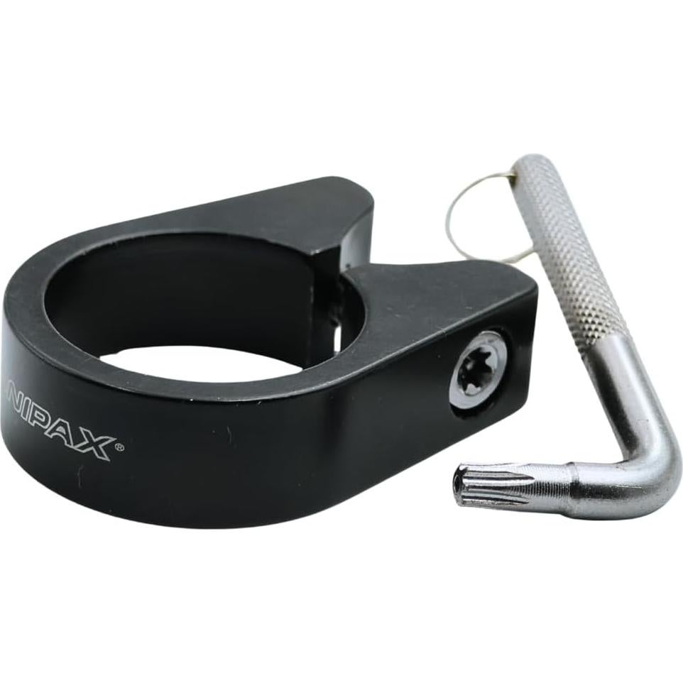Abrazadera de Poste de Asiento Antirrobo ONIPAX 31.8mm/34.9mm Negro