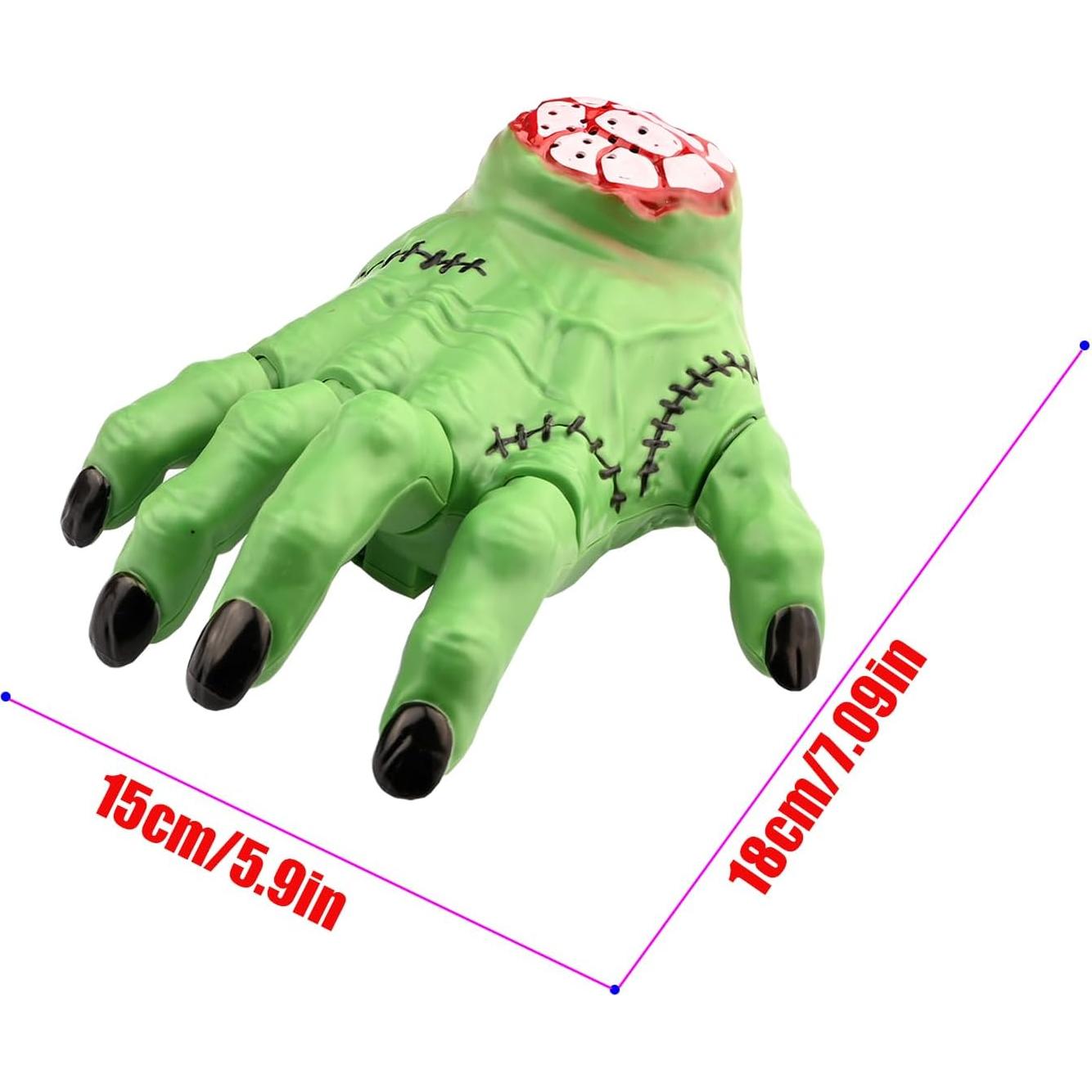 Control Remoto Mano Espeluznante Halloween Verde - Cosa Miércoles