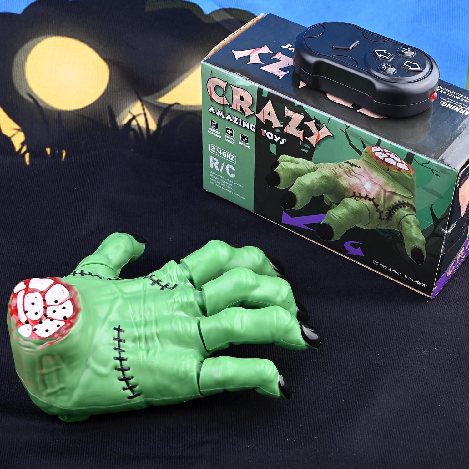 Control Remoto Mano Espeluznante Halloween Verde - Cosa Miércoles