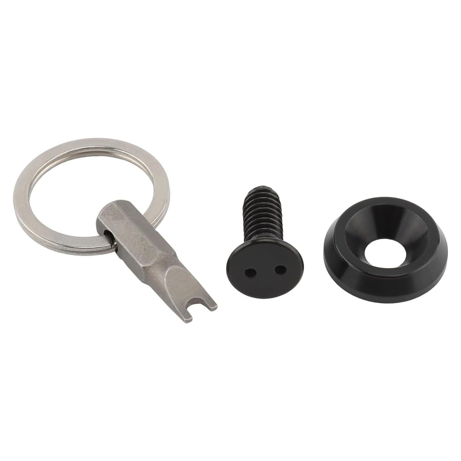 Tornillo de Asiento Antirrobo Daklvng 1/4"-20 para Harley 1996-2024