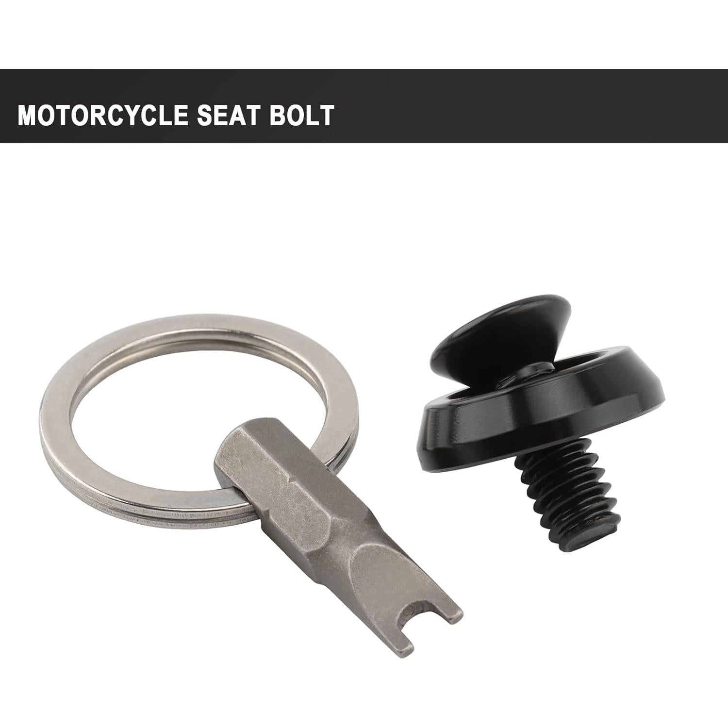 Tornillo de Asiento Antirrobo Daklvng 1/4"-20 para Harley 1996-2024