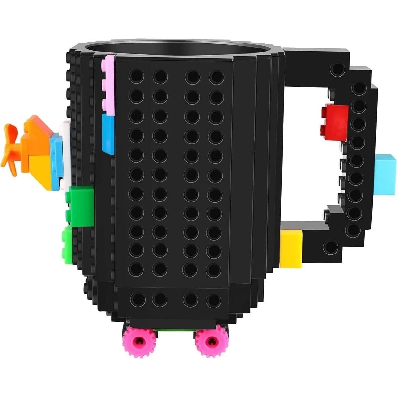 Taza de Café Build on Brick DEEXITO 428ml Negra Creativa