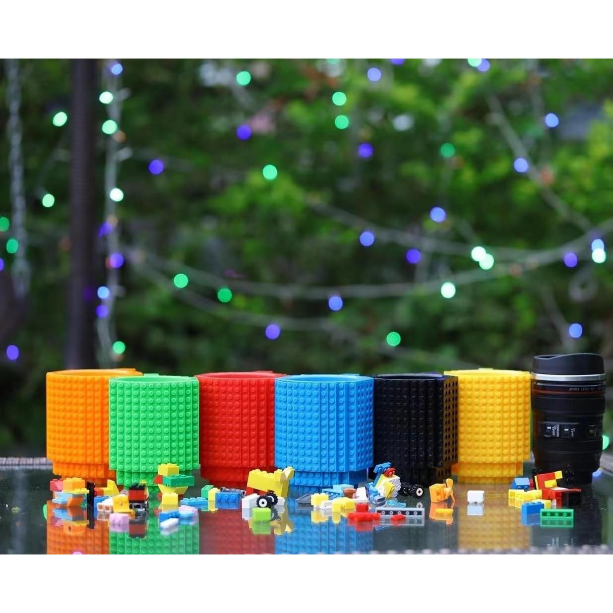 Taza de Café Build on Brick DEEXITO 428ml Negra Creativa