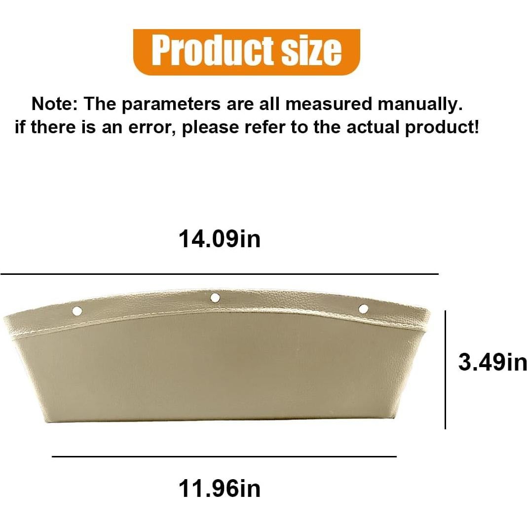 Organizador de Espacio entre Asientos de Coche GAOLAOSY Beige