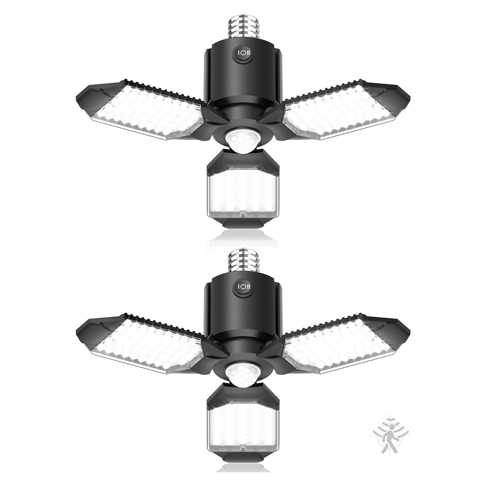 Luces LED de Garaje con Sensor de Movimiento Toberich 8000LM