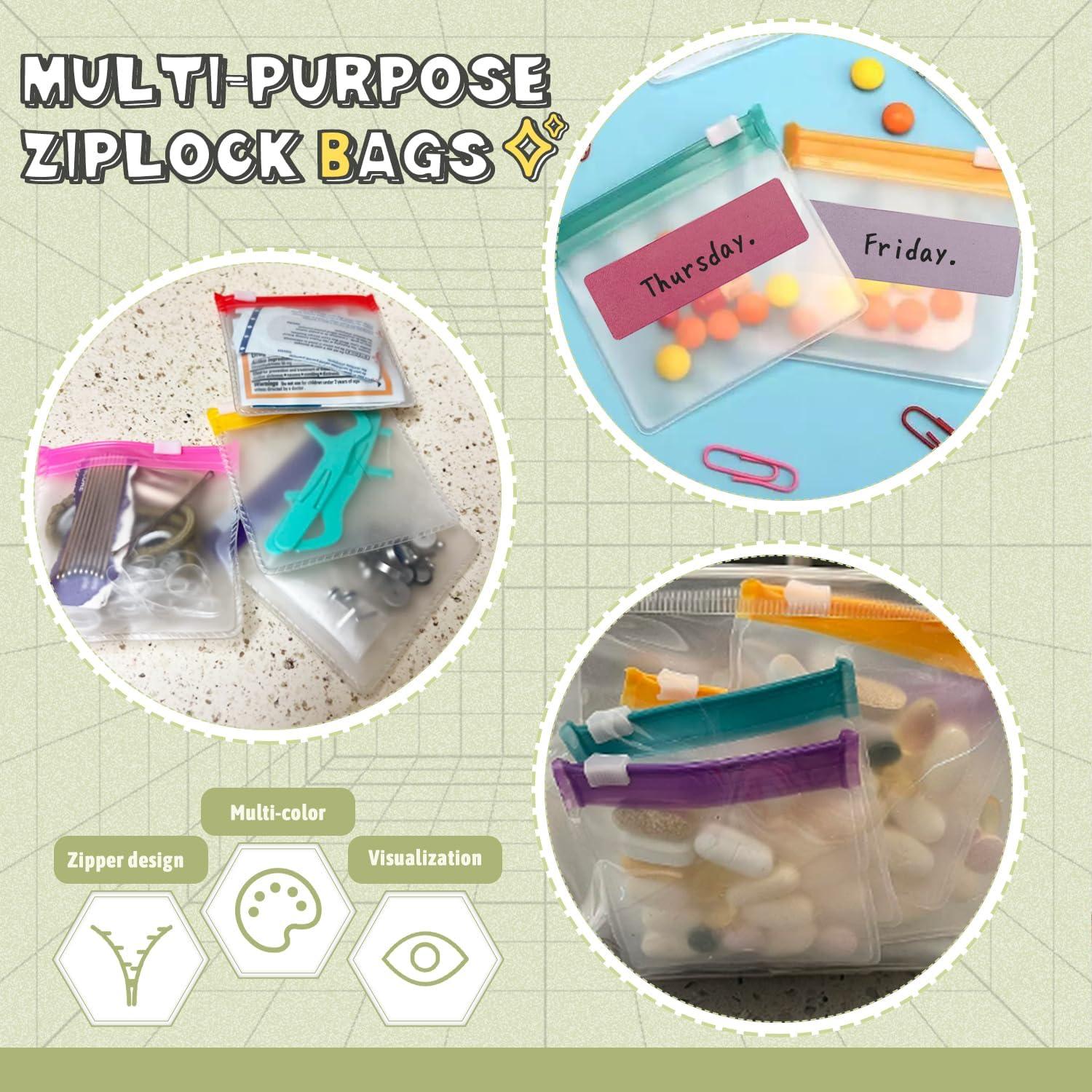 Set de 21 Bolsas Reutilizables para Pastillas Mlurcu con Etiquetas