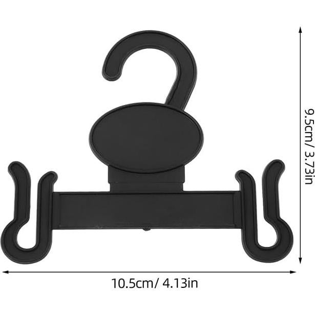 Ganchos para Zapatos Unomor 30 Pcs Plástico Negro Ahorra Espacio