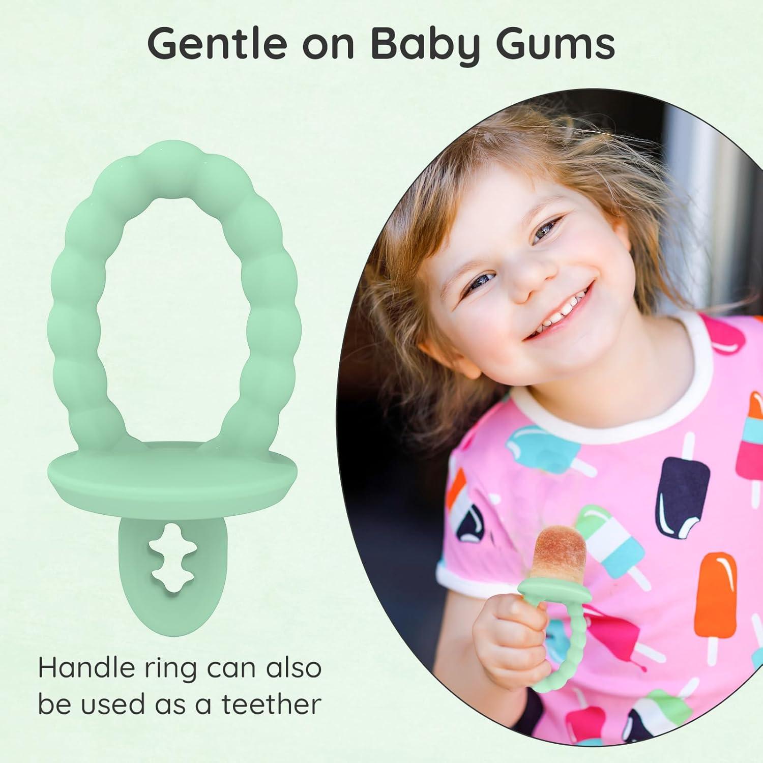 Molde de Helado para Bebés btrfe Verde - Silicona 100% Segura