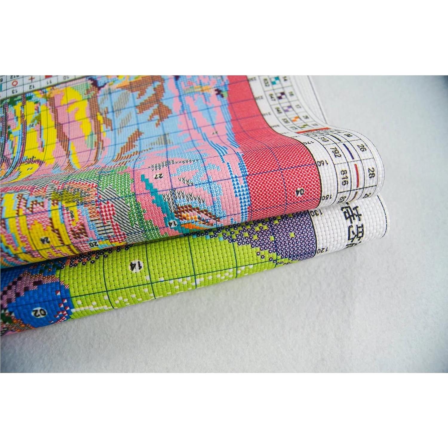 Kit de Bordado a Mano ITSTITCH 11CT Tulipanes Coloridos 41x57cm