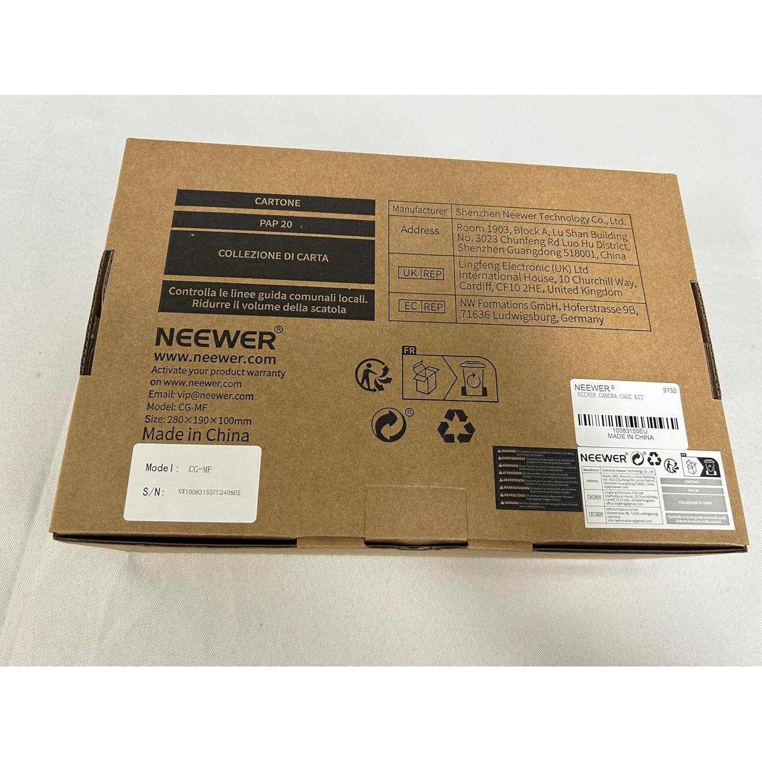 Jaula de Video NEEWER para Cámara DSLR con Doble Empuñadura