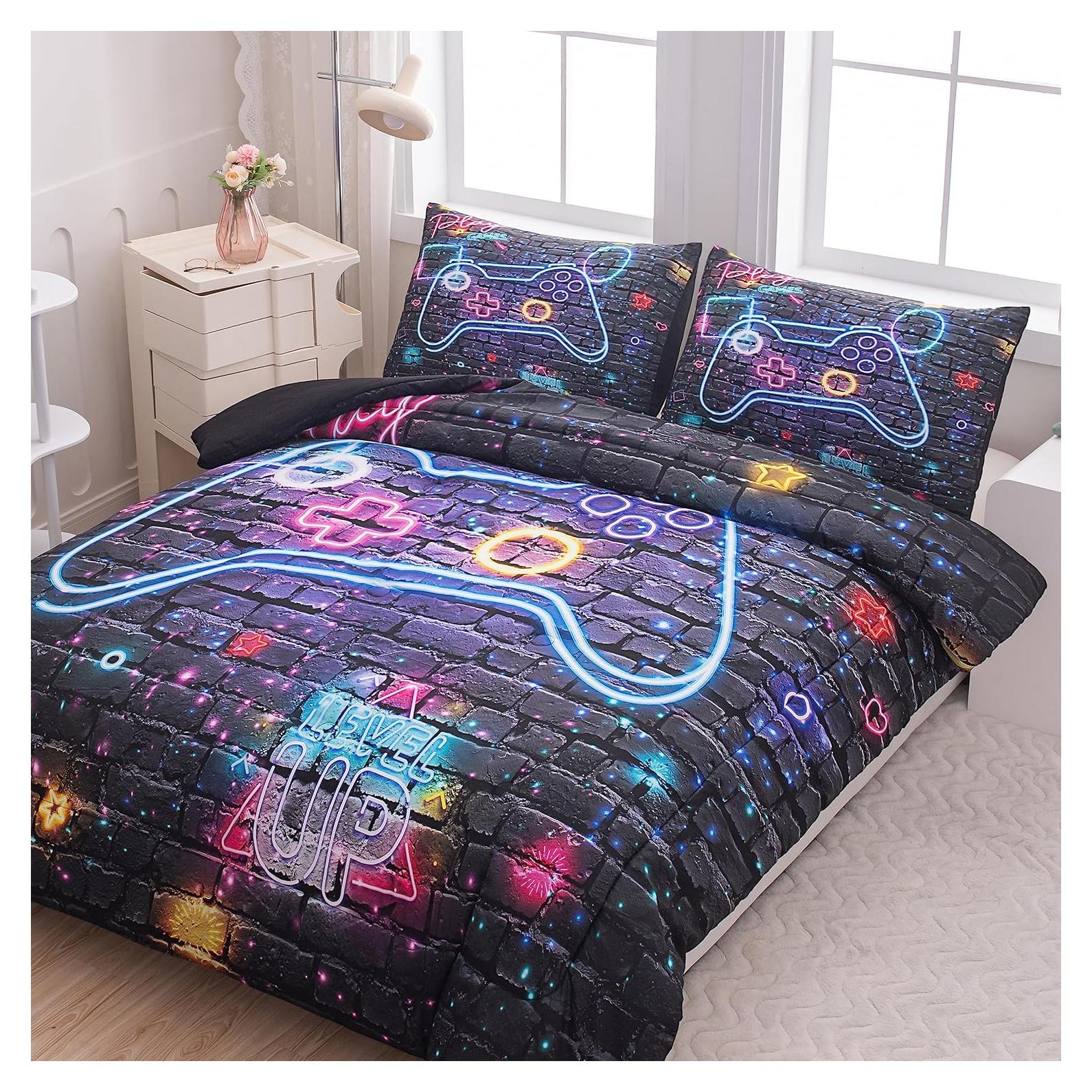 Conjunto de Ropa de Cama Individual NINENINE 5 Piezas Gaming
