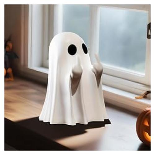 Figurita de Fantasma de Halloween Resina Decorativa 15 cm
