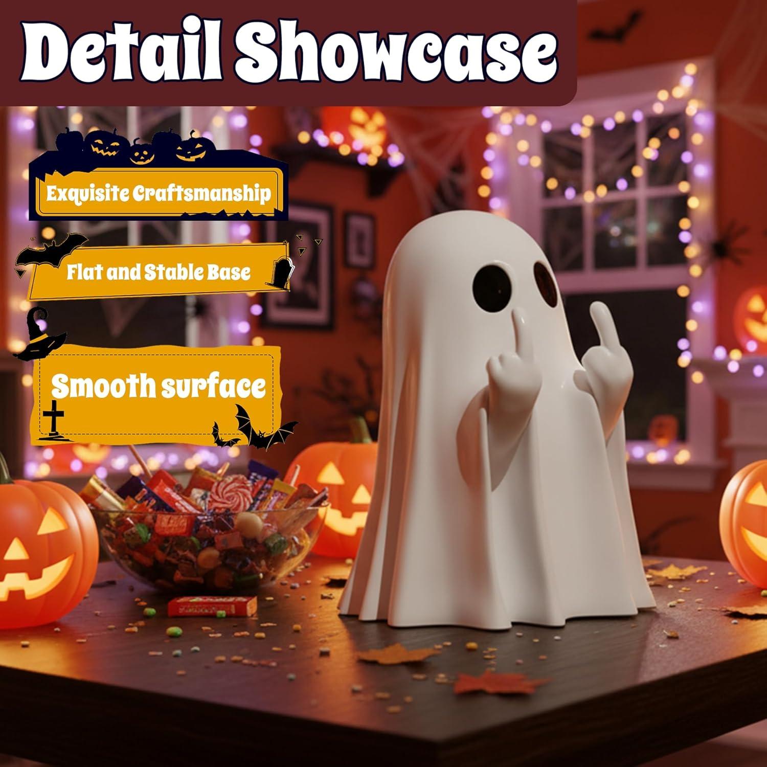 Figurita de Fantasma de Halloween Resina Decorativa 15 cm