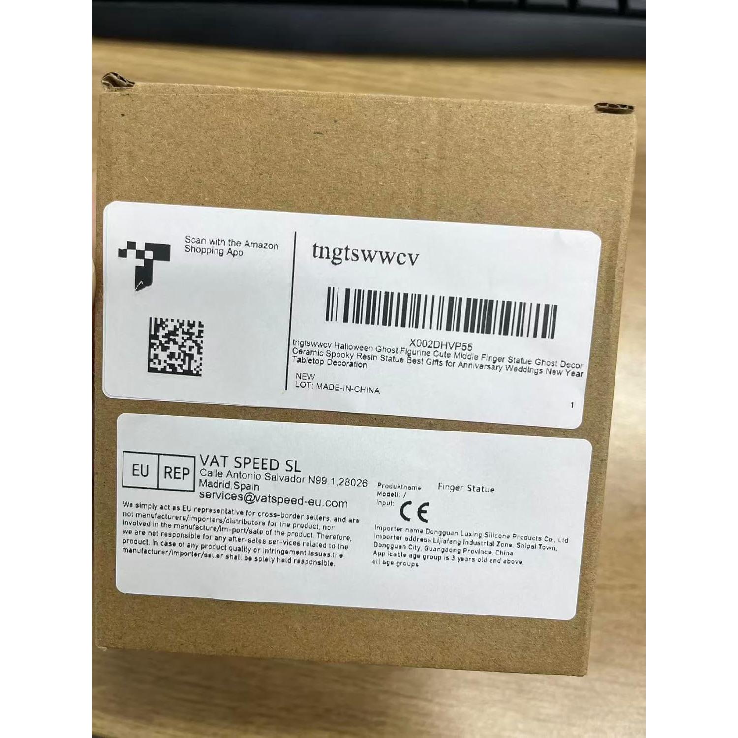 Figurita de Fantasma de Halloween Resina Decorativa 15 cm