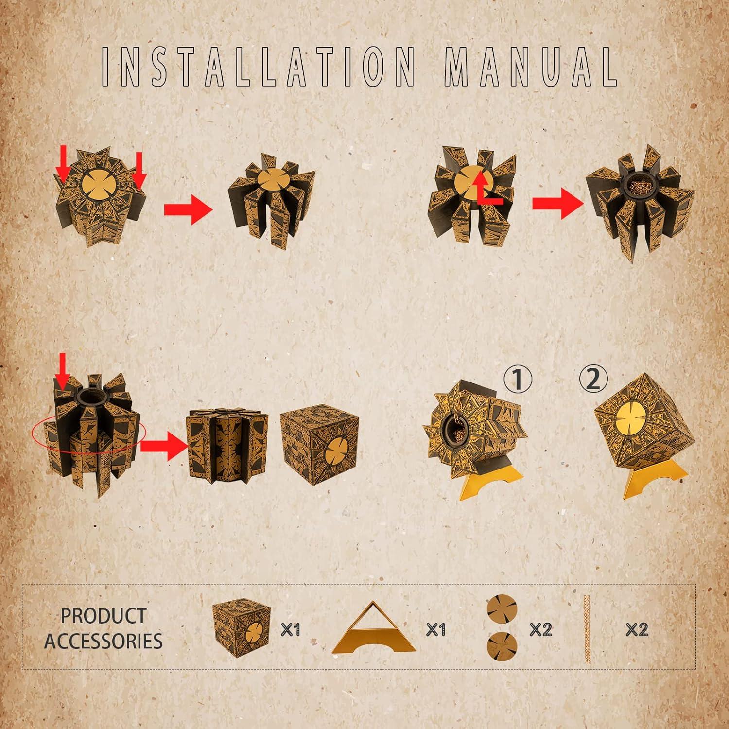 Caja de Rompecabezas Hellraiser Bzuiawi 7.62 cm Decorativa