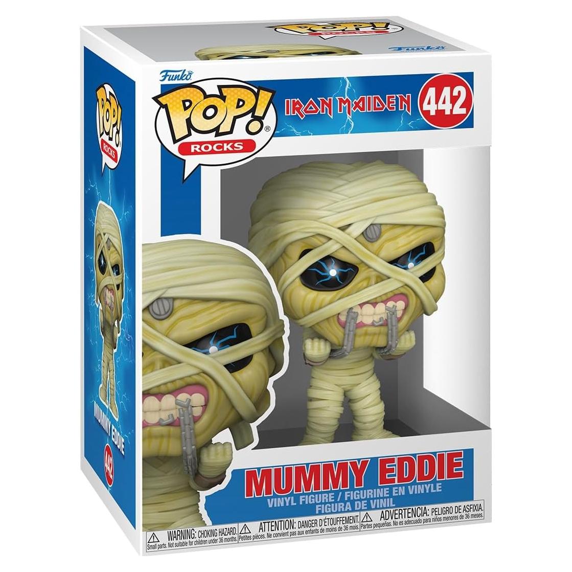 Figura Funko POP! Iron Maiden - Momia Eddie - 9.5 cm - Vinilo