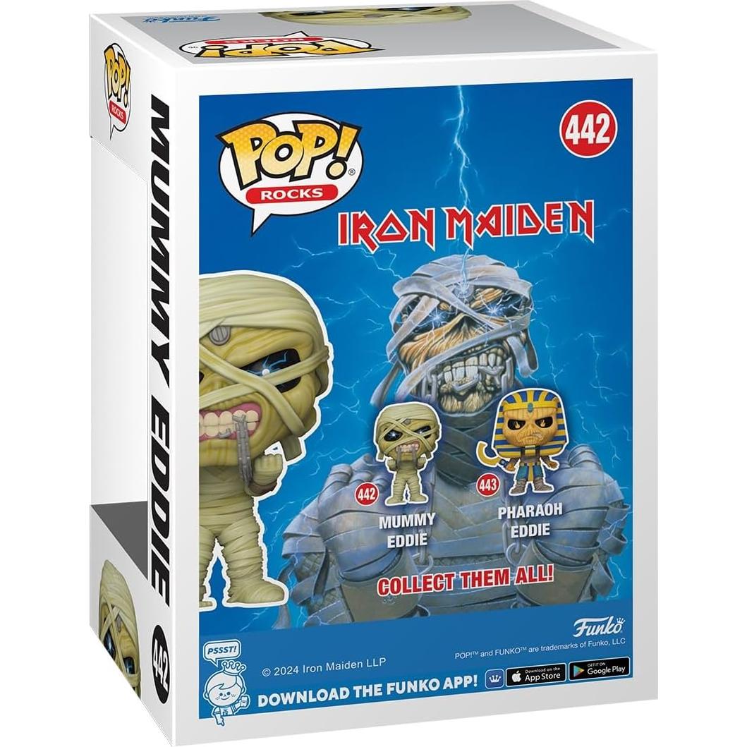 Figura Funko POP! Iron Maiden - Momia Eddie - 9.5 cm - Vinilo