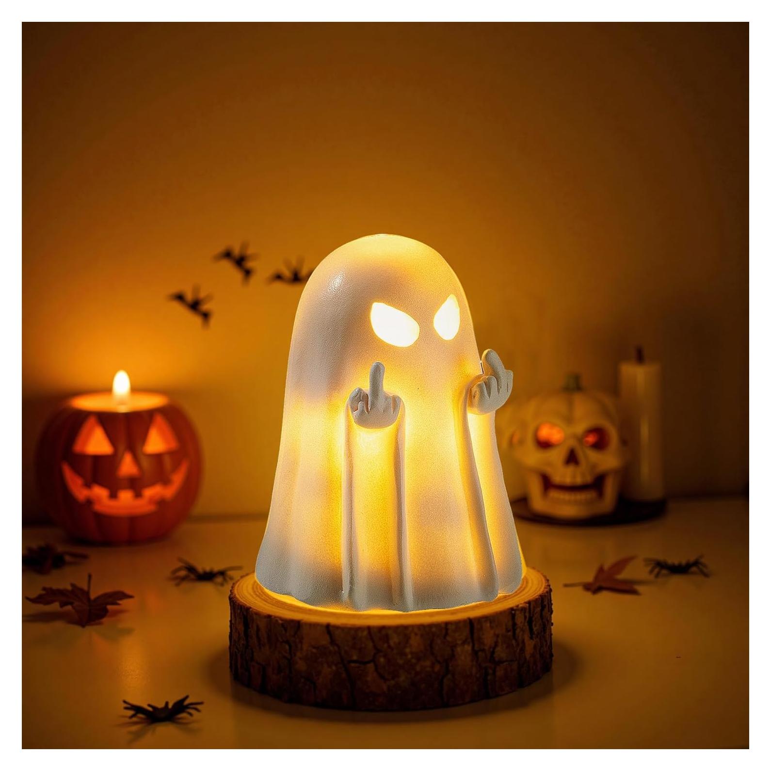 Figurita de Fantasma de Halloween UNDWXFS - Estatua de Resina 8.6 cm