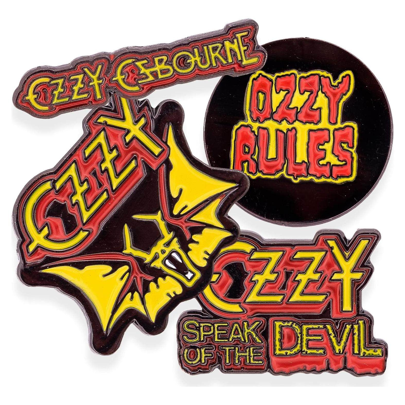 Pinzas de Solapa Desert Cactus Ozzy Osbourne - 4 Pines de Metal